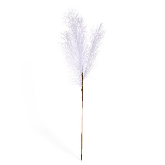 Feuillage artificiel herbe de la pampa blanc H91cm