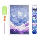 Kit cr&eacute;atif 13 pi&egrave;ces broderie diamants 21x29,7cm 3 mod&egrave;les