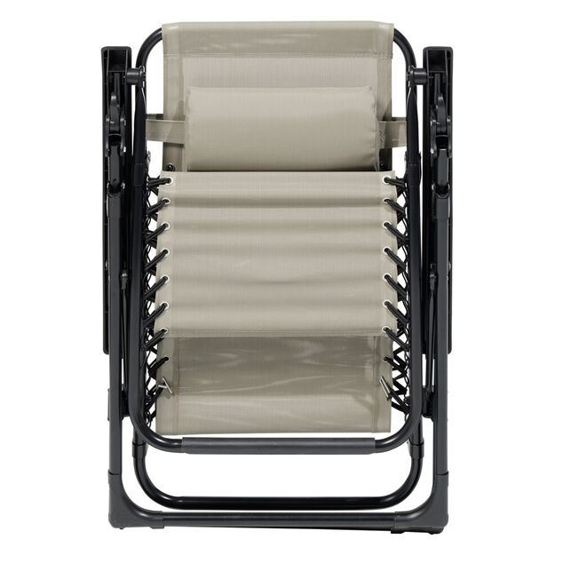 Fauteuil relax inclinable avec t&ecirc;ti&egrave;re bleu