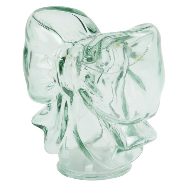 D&eacute;coration &agrave; poser lampe en verre color&eacute; &agrave; LED H9cm (6 mod&egrave;les)