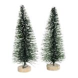 Sapin de No&euml;l pour cr&egrave;che x2