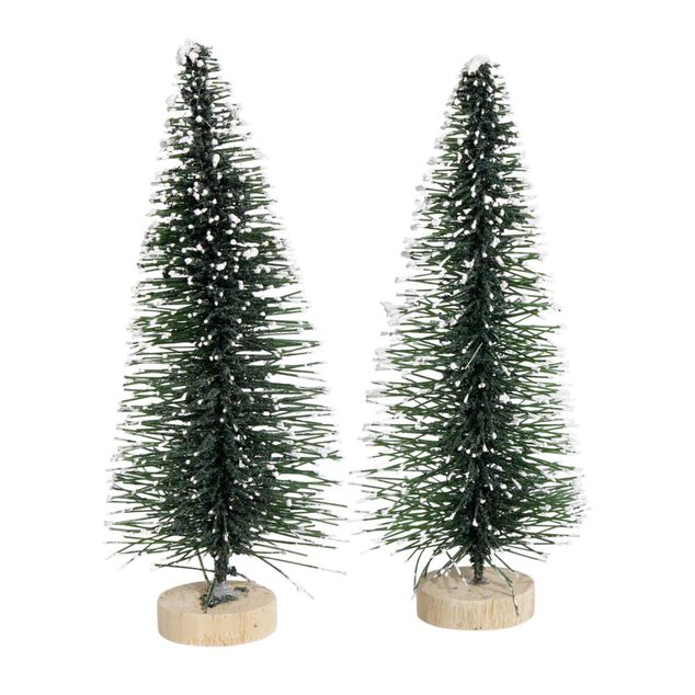 Sapin de No&euml;l pour cr&egrave;che x2