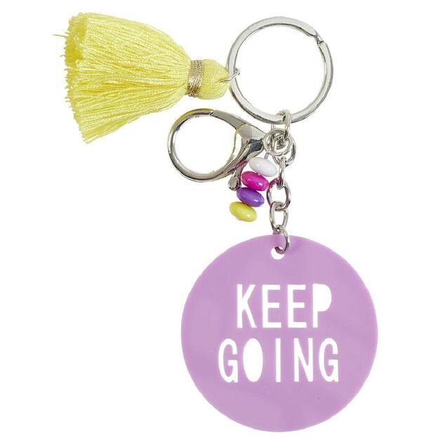 Porte cl&eacute; Keep going