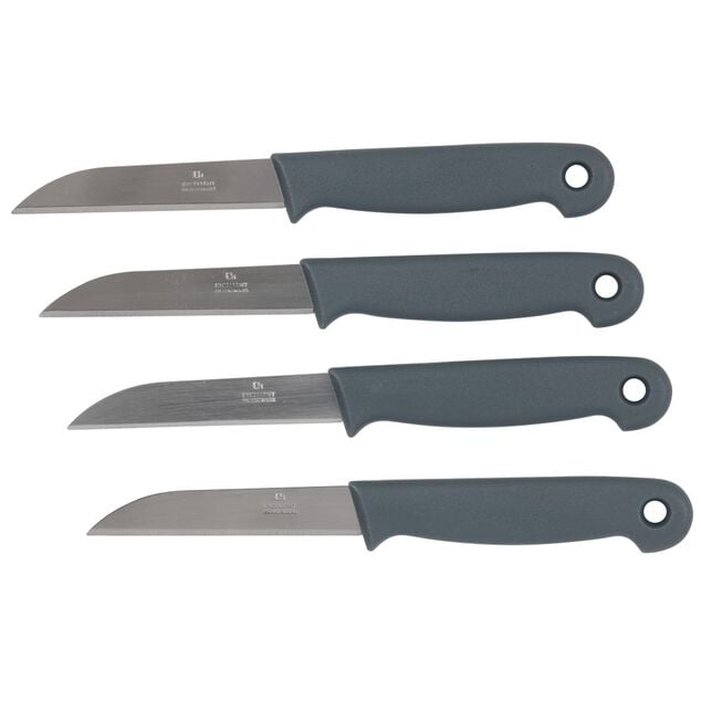 &Eacute;plucheur 4pcs en acier + plastique noir/blanc/gris/rouge