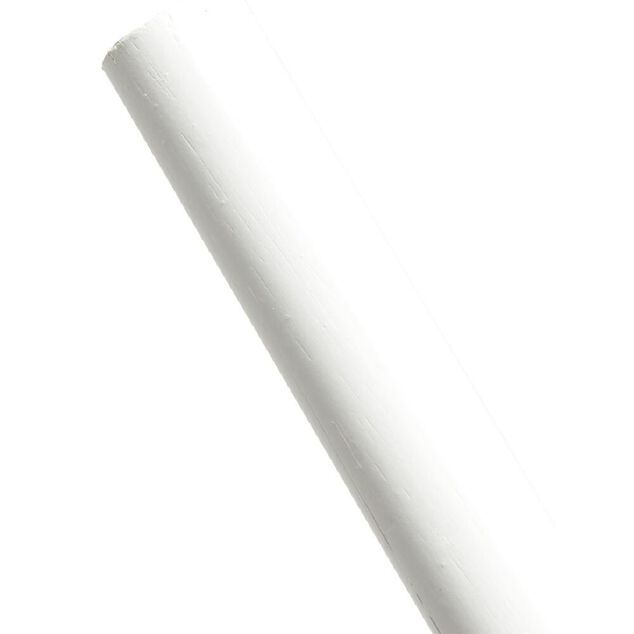Tringle bois certifi&eacute; FSC&reg; blanc L150x&Oslash;2cm