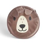 Panière enfant pliable souple ours ou lapin 38L - Ø35xH40cm