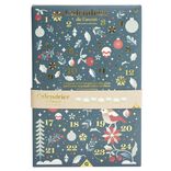 Calendrier de l'avent bougies chauffe-plats parfumées odeur hivernale 24 cases