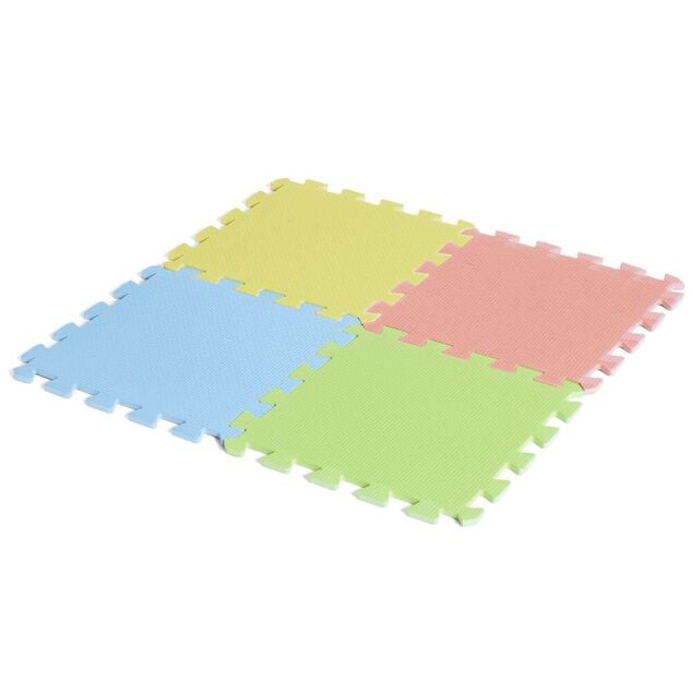 Dalle puzzle 29x29cm x6 multicolore
