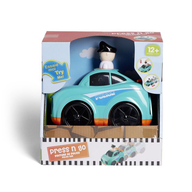 Camion friction police ou pompier 16,4x10,5xH15,4cm - 2 mod&egrave;les