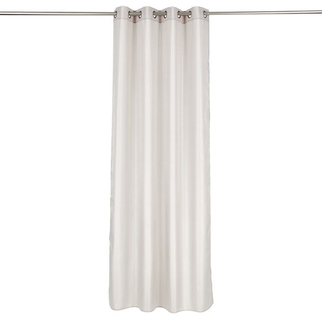 Rideau polyester 140x240cm Oxford taupe