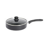 Sauteuse tous feux sauf induction aluminium noir &Oslash;24cm
