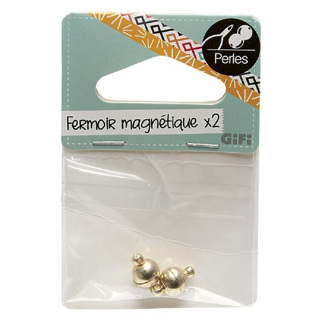Fermoirs magnet X2  ronds m&eacute;tal