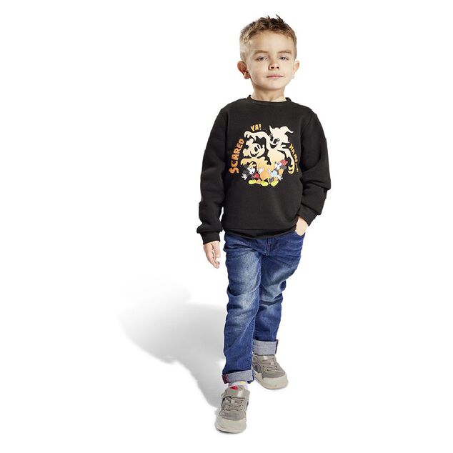 Pull enfant Disney Halloween Mickey phosphorescent 11/14ans