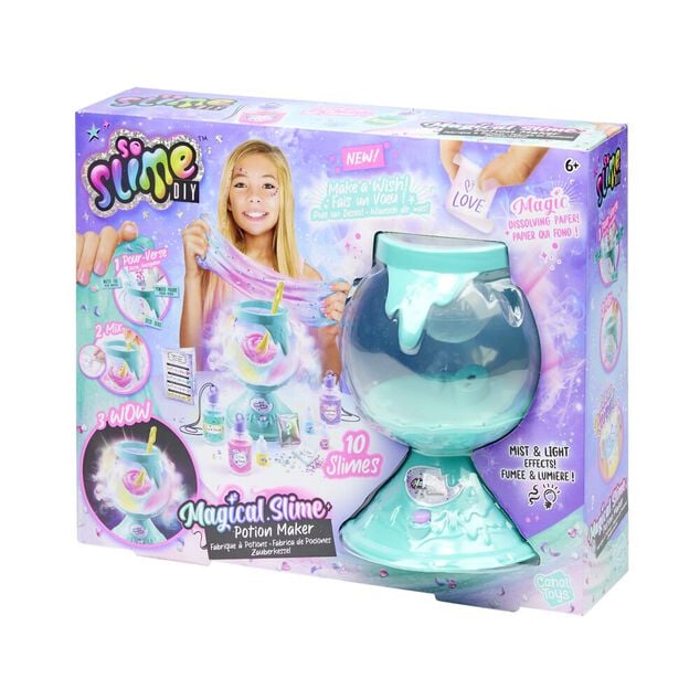 Machine &agrave; fabrique de slime potion magique effet fum&eacute;e et lumi&egrave;re So slime H34cm