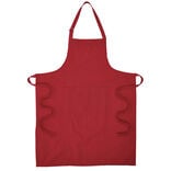 Tablier de cuisine rouge