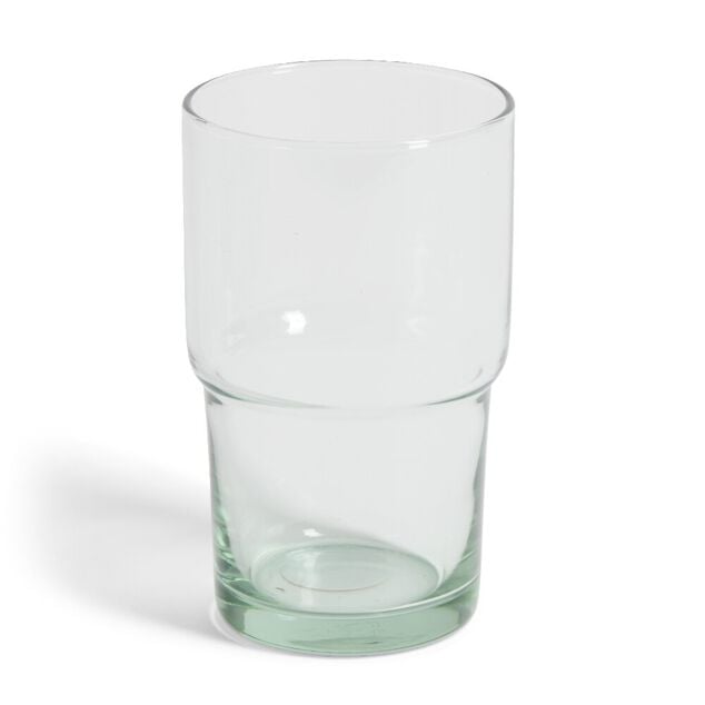 Verre haut 44cl en verre recycl&eacute; transparent &Oslash;7,7xH13cm