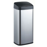 Poubelle automatique grise et noire 40 L