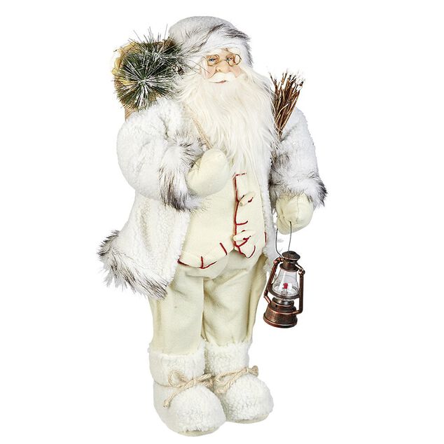 D&eacute;coration p&egrave;re noel a poser rouge et blanc