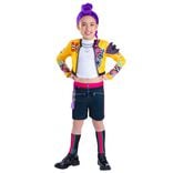 D&eacute;guisement enfant fille KPOP Rumi jaune 7/8ans