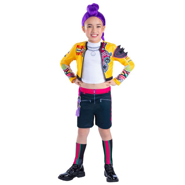 D&eacute;guisement enfant fille KPOP Rumi jaune 7/8ans