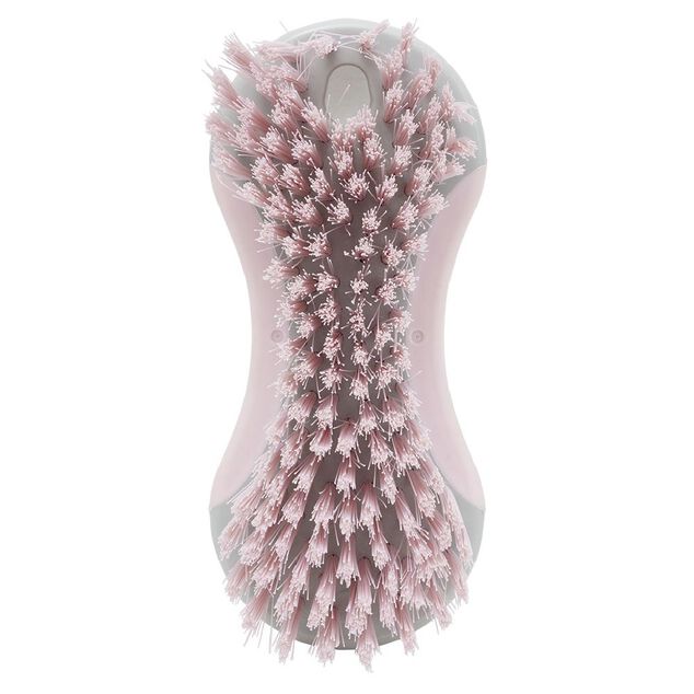 Brosse de nettoyage décorée 16x7x3,5cm rose