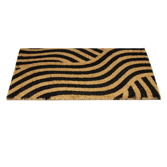Paillasson coco rectangulaire vague 40x60cm