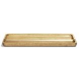 Plateau en bois d'acacia rectangulaire 14x36cm
