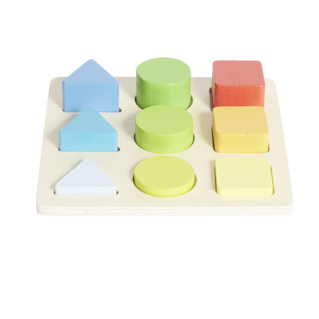 Jeu du tic tac forme en bois