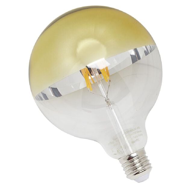 Ampoule déco dorée G125 E27