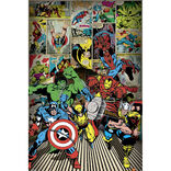 Poster Marvel - Here Come Heroes