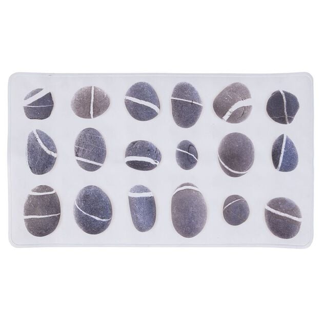 Fond de douche galet gris PVC