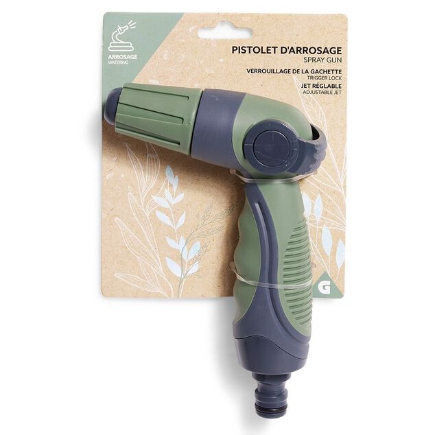 Pistolet d'arrosage avec jet r&eacute;glable