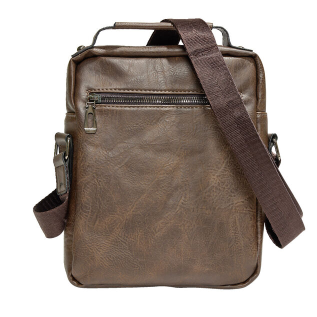 Sacoche homme simili avec bandouli&egrave;re 23x8xH25cm - 3 mod&egrave;les