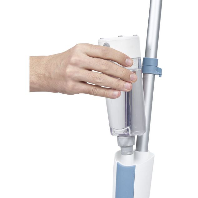 Balai spray anti bact&eacute;rien avec syst&egrave;me d'&eacute;lectrolyse