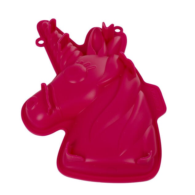 Moule licorne 3D silicone rouge