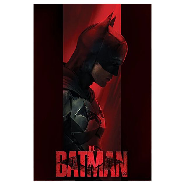 Poster The Batman rouge et noir 91,5x61cm