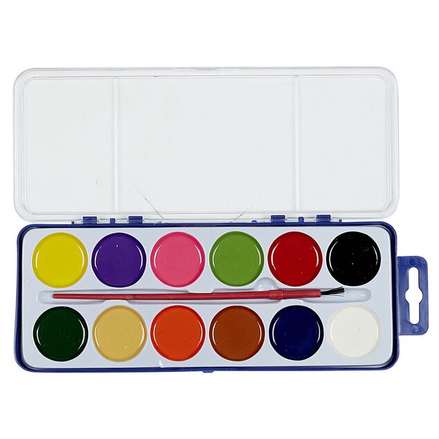 Palette de peinture 12 couleurs