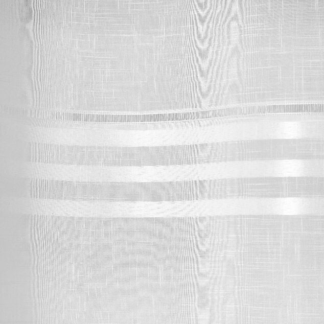 Voilage &agrave; oeillets fantaisie blanc 140x260cm