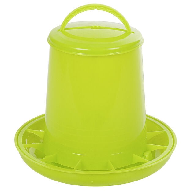 Mangeoire verte pour poules et volailles 3 Kg