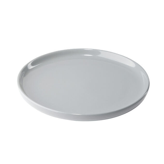 Assiette &agrave; dessert Oslo en gr&egrave;s gris &Oslash;20cm