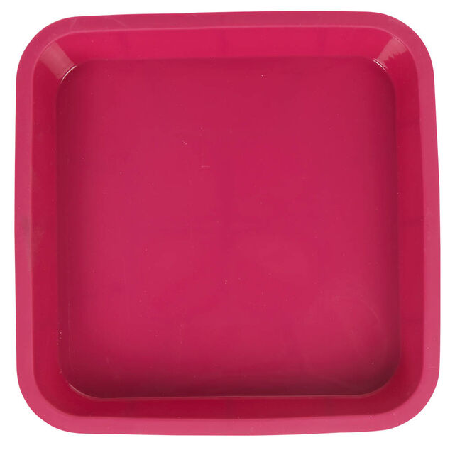 Moule carr&eacute; silicone rose