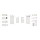 Lot de 12 languettes adhésives double face pour accroche murale