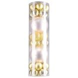 Boule de Noël rose et dorée x32