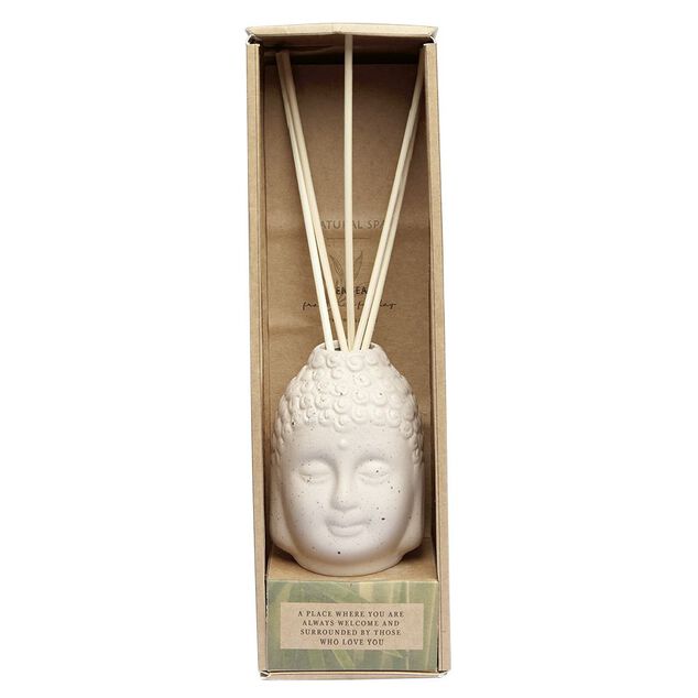Diffuseur à bâtonnets tête Bouddha en céramique (2 modèles)