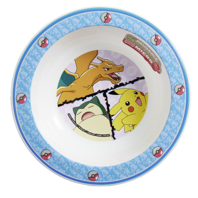 Assiette creuse enfant Pok&eacute;mon plastique &Oslash;16cm