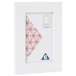 Cadre photo bois blanc 15x20cm pour photo 10x15cm