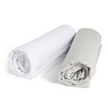 Drap housse 90x190cm polycoton blanc