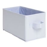 Panière de rangement pour Box Cube bleu 31x15xH15cm