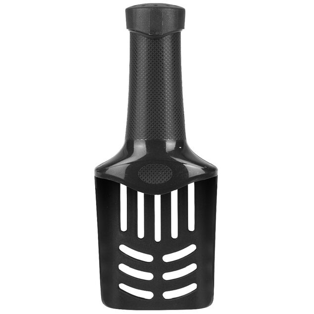 Pelle &agrave; liti&egrave;re plastique beige avec ouverture pour sachet plastique