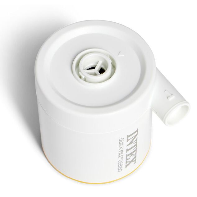 Mini gonfleur matelas USB Intex blanc